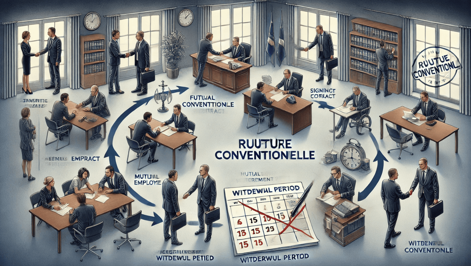 You are currently viewing Les étapes de la rupture conventionnelle : Procédure, Entretien et Conséquences